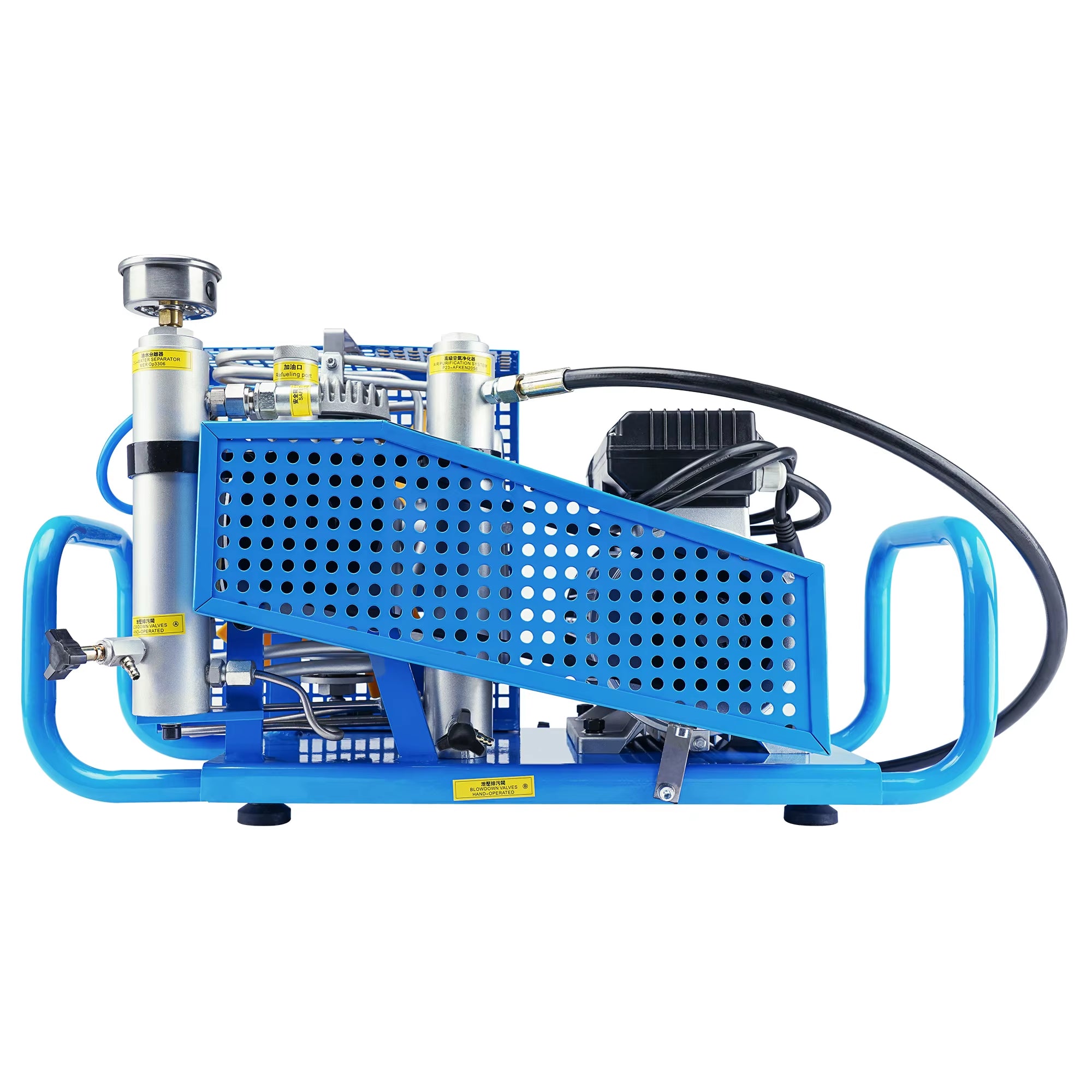 TXESB041 100L/Min 4500Psi PCP Air Compressor 300Bar High Pressure Scuba Compressor Diving Compressor PCP Rifle 0-12L Tank